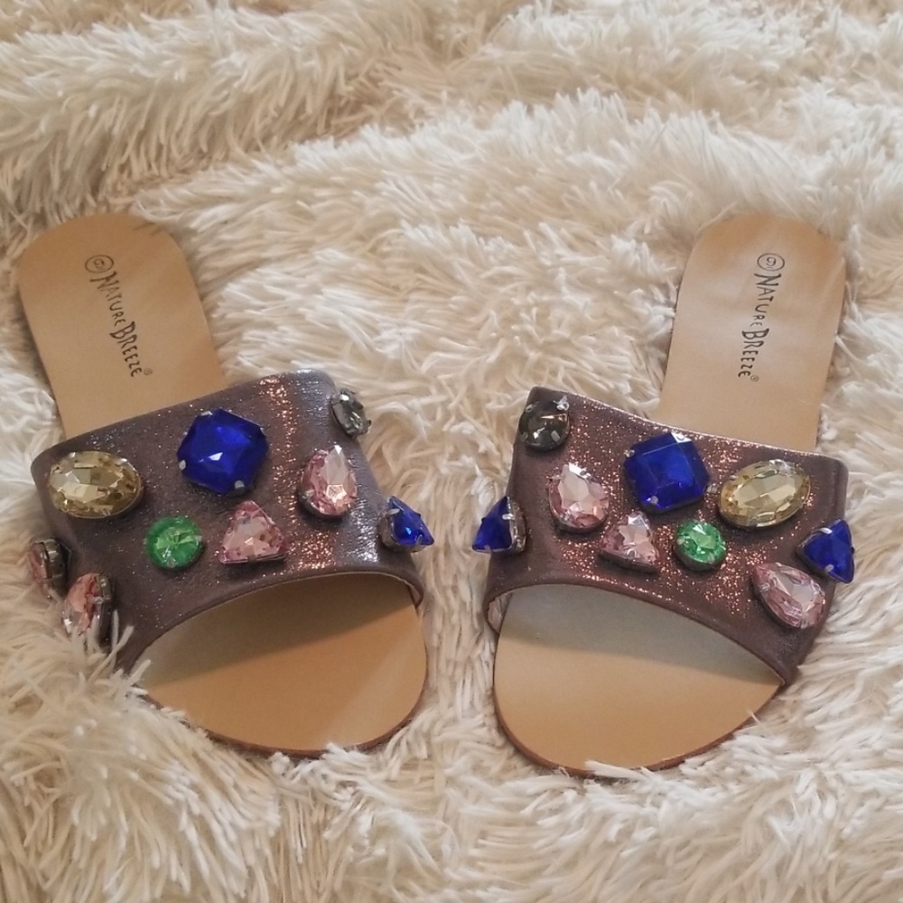 Jewel Slip On Shoes
